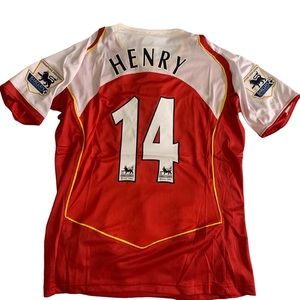 Arsenal 2004/05 Home #14 Henry Jersey
